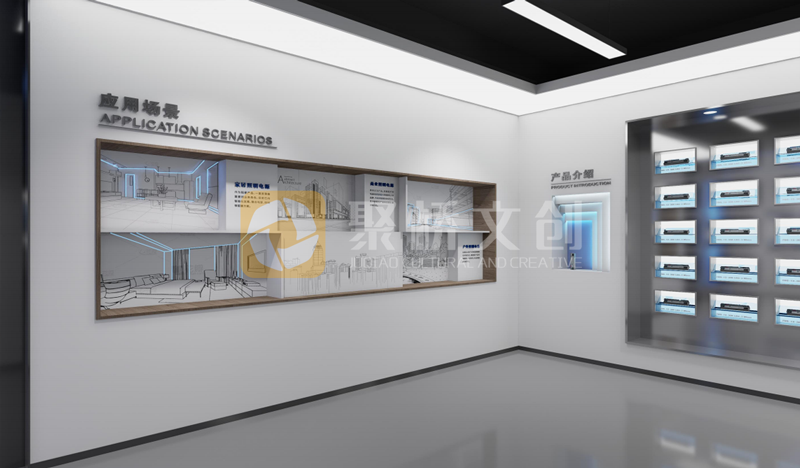 光伏儲(chǔ)能企業(yè)展廳應(yīng)用場(chǎng)景和產(chǎn)品展示設(shè)計(jì)-聚橋文創(chuàng)