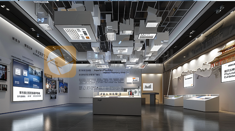 佛山芯片制造企業(yè)文化展廳設(shè)計